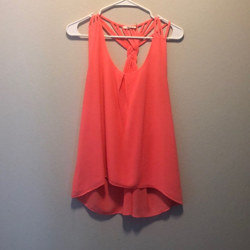 Hot pink tank top